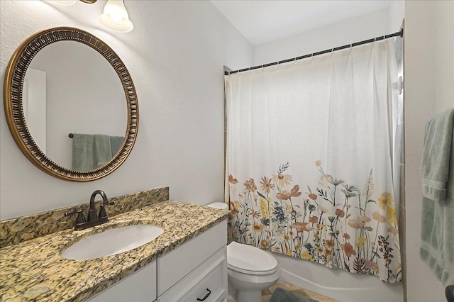 2617 Manassas Way, Tallahassee, FL 32312 - bathroom featuring vanity and shower / tub combo with curtain