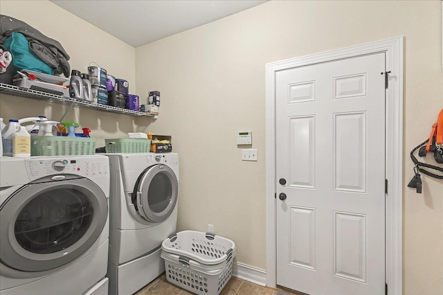 2617 Manassas Way, Tallahassee, FL 32312 - laundry room featuring independent washer and dryer and light tile patterned flooring