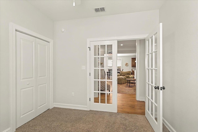2617 Manassas Way, Tallahassee, FL 32312 - carpeted empty room featuring french doors