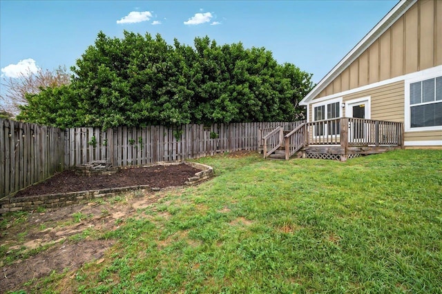 2617 Manassas Way, Tallahassee, FL 32312 - fenced backyard featuring a deck