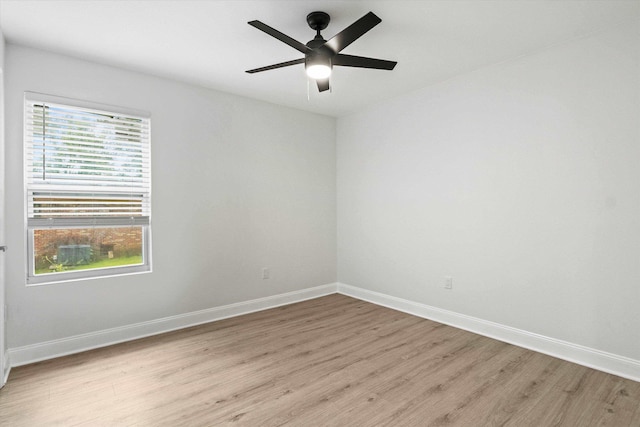 2224 Keith St, Tallahassee, FL 32310 - unfurnished room with light wood-style flooring and ceiling fan