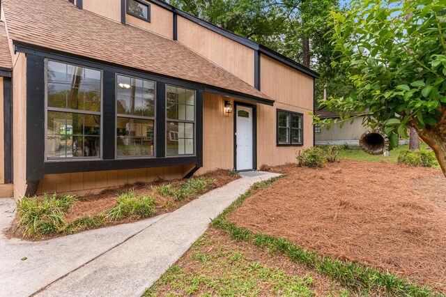 2053 Ted Hines Dr, Tallahassee, FL 32308 - doorway to property with a shingled roof
