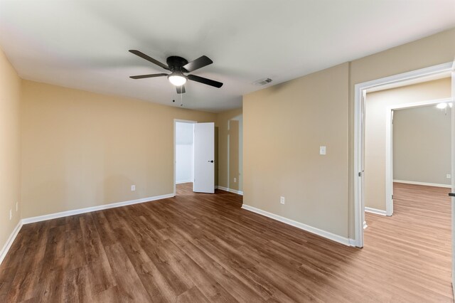 2053 Ted Hines Dr, Tallahassee, FL 32308 - unfurnished bedroom featuring wood finished floors and ceiling fan