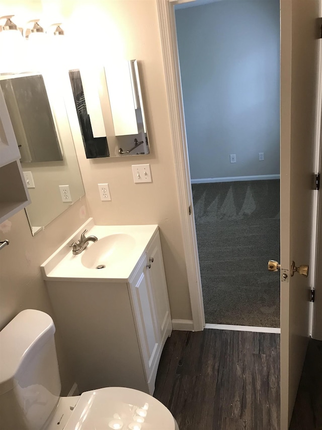 2247 Shady Timbers Cir Unit C, Tallahassee, FL 32304 - bathroom with vanity and wood finished floors