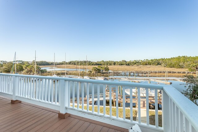 view of deck