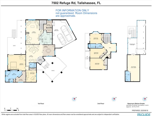 7502 Refuge Rd, Tallahassee, FL 32312 - view of home floor plan