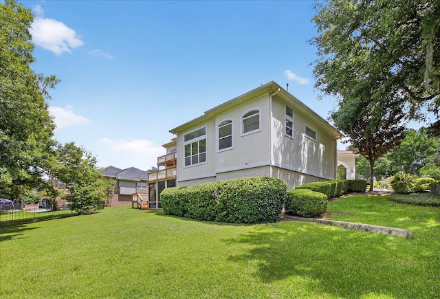 7502 Refuge Rd, Tallahassee, FL 32312 - back of house with stucco siding