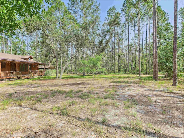 18722 Key Deer Ct, Keaton Beach, FL 32348 - view of yard featuring a porch and a carport
