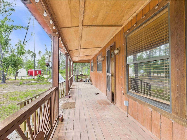 18722 Key Deer Ct, Keaton Beach, FL 32348 - view of wooden porch