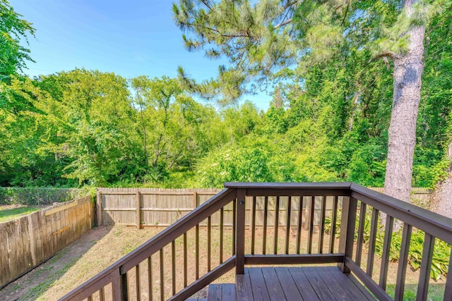 1842 Acorn Ridge Trl, Tallahassee, FL 32312 - wooden terrace featuring a fenced backyard