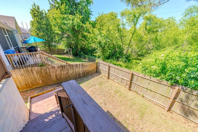 1842 Acorn Ridge Trl, Tallahassee, FL 32312 - fenced backyard with a deck