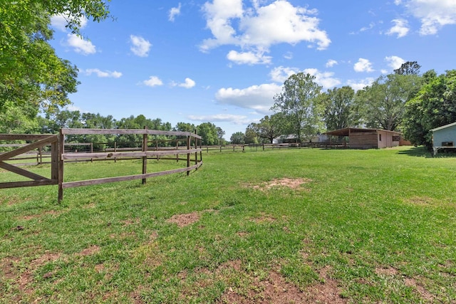 11124 Bexhill Ln, Tallahassee, FL 32317 - view of yard featuring fence and a rural view