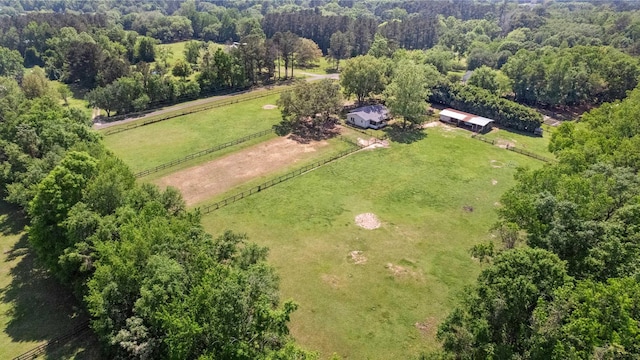 11124 Bexhill Ln, Tallahassee, FL 32317 - birds eye view of property with a rural view