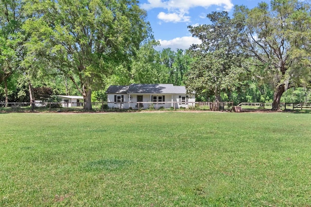 11124 Bexhill Ln, Tallahassee, FL 32317 - view of yard featuring fence