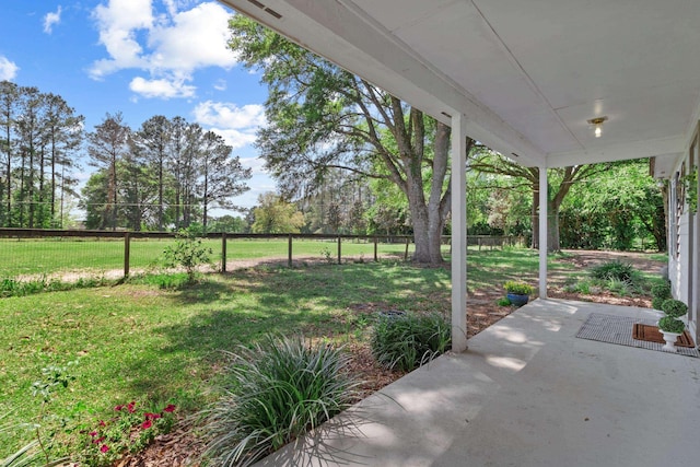 11124 Bexhill Ln, Tallahassee, FL 32317 - view of yard with a patio area and fence