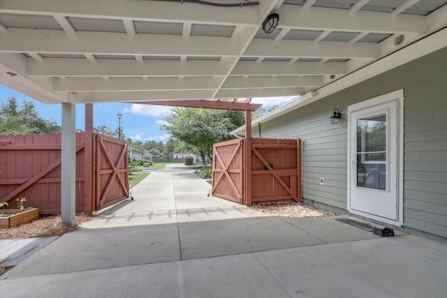 1224 Athens Ct, Tallahassee, FL 32305 - view of patio with a gate