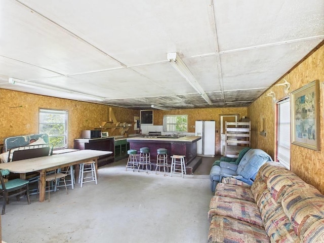 10815 Cooey Island Gr, Perry, FL 32347 - living room featuring healthy amount of natural light and concrete floors