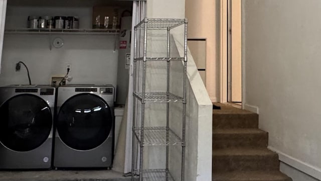 4417 Siesta Ct, Tallahassee, FL 32309 - washroom featuring washing machine and dryer