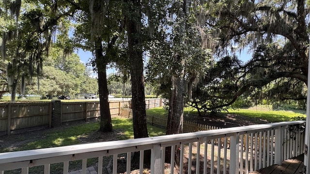 4417 Siesta Ct, Tallahassee, FL 32309 - deck with a fenced backyard