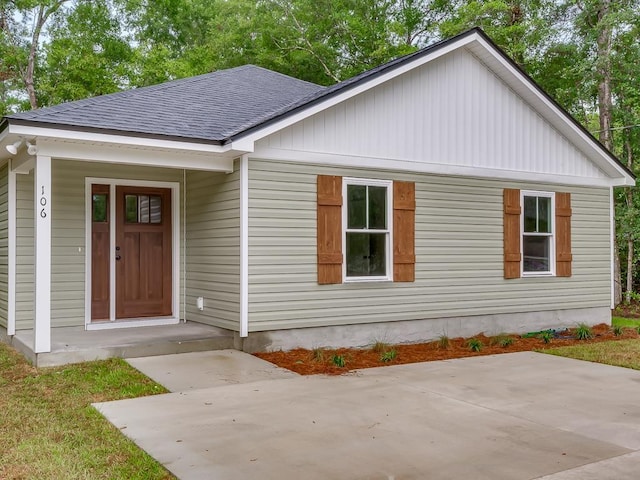 view of front of home