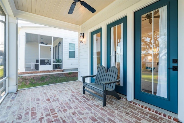 190 Camellia Oaks Ave Unit 96, Tallahassee, FL 32317 - porch with a ceiling fan