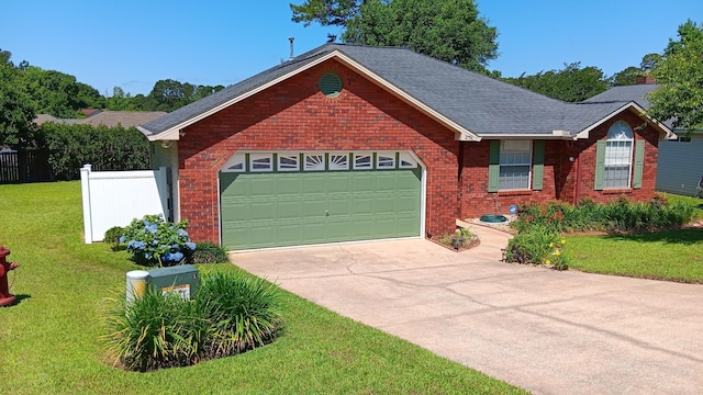 2736 Oakleigh Ct, Tallahassee, FL 32312 - ranch-style home featuring driveway, brick siding, and an attached garage