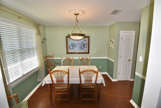 2736 Oakleigh Ct, Tallahassee, FL 32312 - dining room featuring baseboards and wood finished floors
