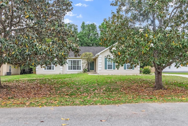 8827 Sapphire Dr, Tallahassee, FL 32309 - obstructed view of property featuring a front lawn