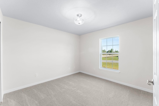 spare room featuring carpet flooring