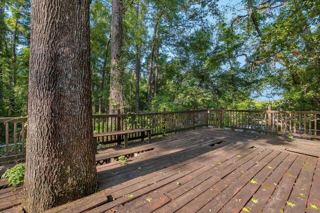 1541 San Luis Rd, Tallahassee, FL 32304 - view of wooden terrace