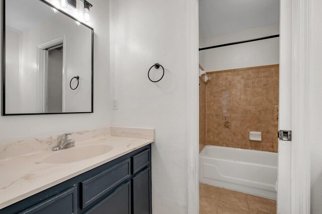 1541 San Luis Rd, Tallahassee, FL 32304 - full bathroom featuring vanity, shower / bathtub combination, and tile patterned flooring