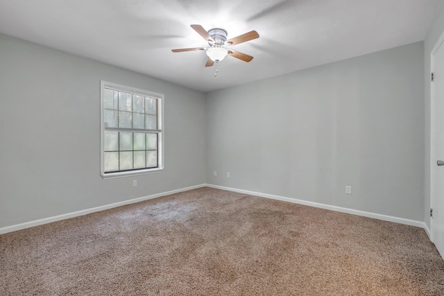 1541 San Luis Rd, Tallahassee, FL 32304 - carpeted spare room with baseboards and ceiling fan