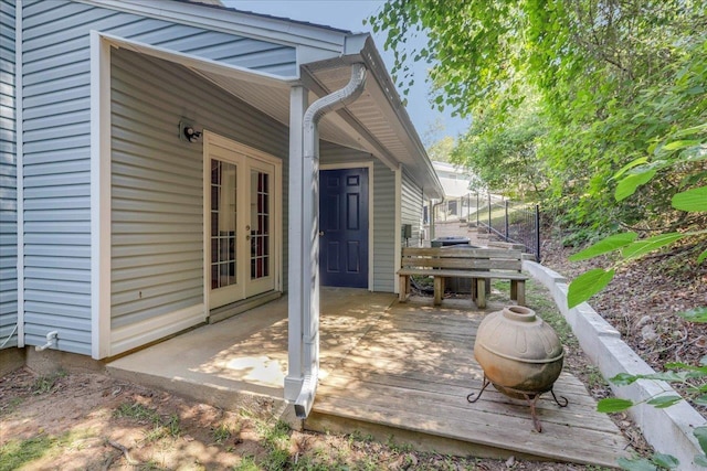 787 E Timberwood Cir, Tallahassee, FL 32304 - wooden deck featuring french doors