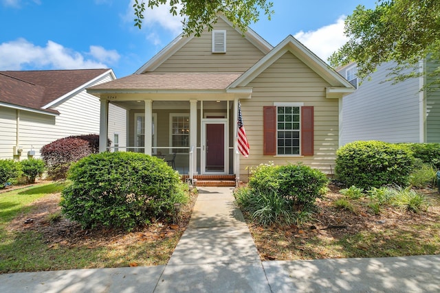 3248 Newberry Blvd, Tallahassee, FL 32311 - view of front facade with a shingled roof and a porch