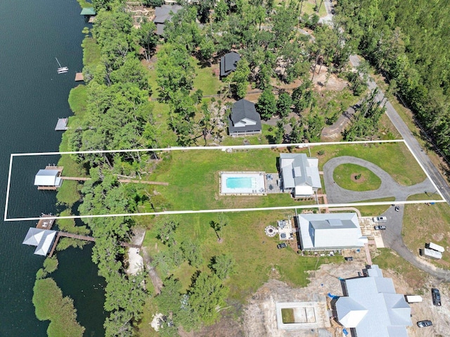 2845 NE Cherry Lake Cir, Pinetta Madison County, FL 32350 - drone / aerial view of a nearby body of water