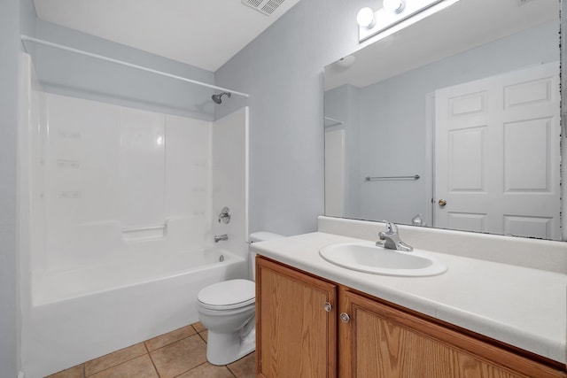 2738 W Tharpe St Unit 806, Tallahassee, FL 32303 - full bath with tile patterned flooring, vanity, and shower / tub combination
