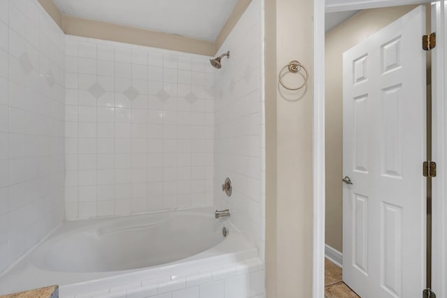 bathroom featuring shower / bathtub combination