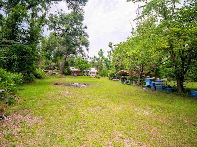 3364 NW 66th Blvd, Jennings, FL 32053 - view of green lawn with a detached carport