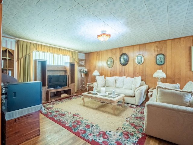 3364 NW 66th Blvd, Jennings, FL 32053 - living area with wood walls and wood finished floors