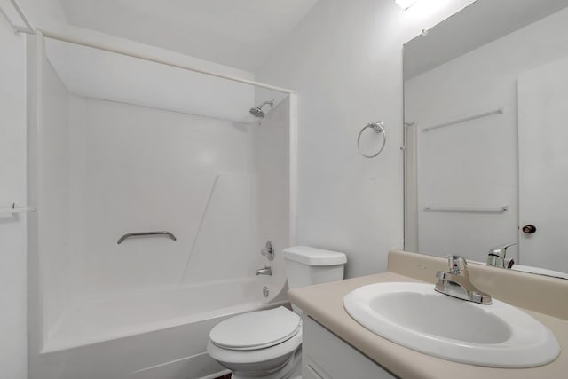 2263 Shady Timbers Cir Unit 3, Tallahassee, FL 32304 - bathroom with toilet, vanity, and shower / bathing tub combination