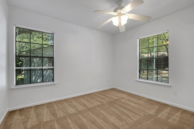 2263 Shady Timbers Cir Unit 3, Tallahassee, FL 32304 - carpeted empty room with baseboards and a ceiling fan