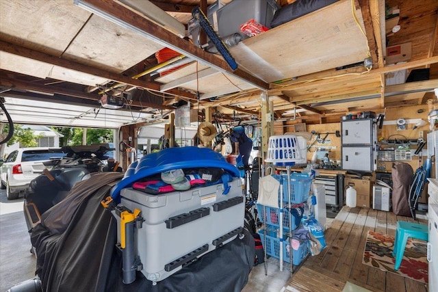 514 N Calhoun St, Perry, FL 32347 - garage featuring a garage door opener