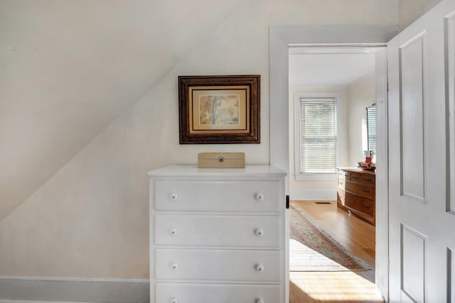 interior space featuring hardwood / wood-style floors