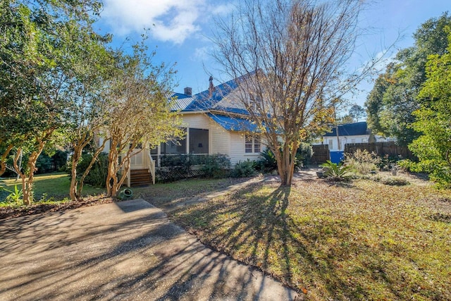 view of front of home