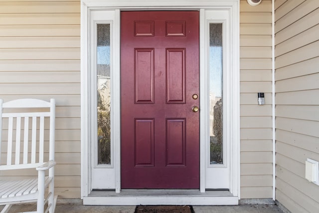 view of property entrance