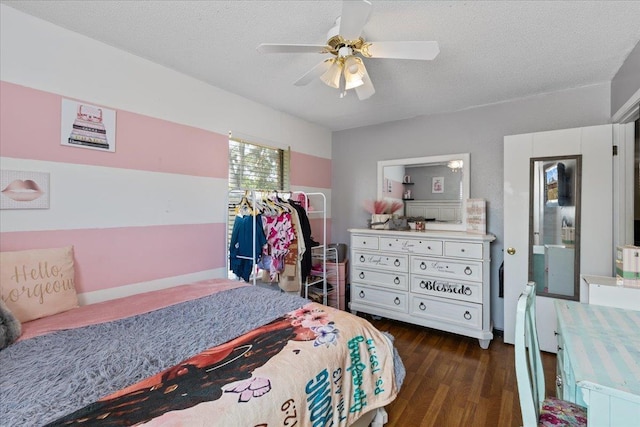 127 E Nancy St, Perry, FL 32347 - bedroom with wood finished floors and ceiling fan