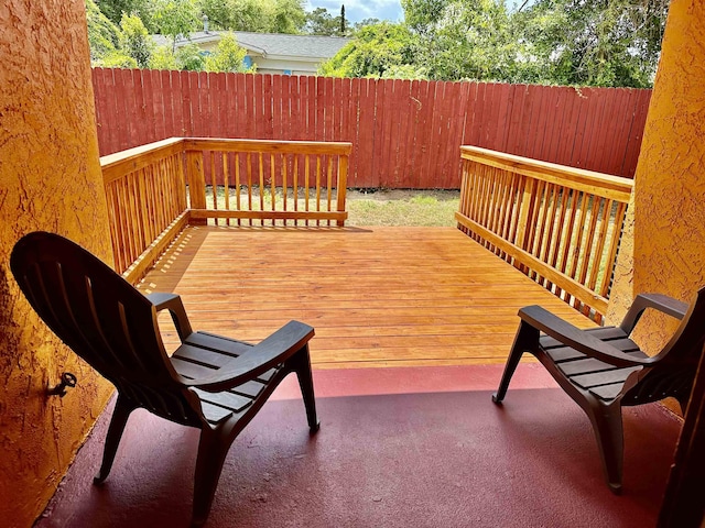 3180 N Ridge Rd -, Unit Tallahassee, FL 32305 - wooden deck with fence