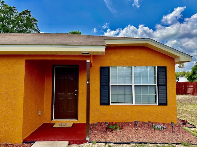 3180 N Ridge Rd -, Unit Tallahassee, FL 32305 - view of exterior entry featuring fence and stucco siding