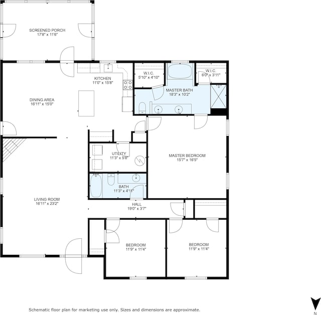 1094 Paul Thompson Rd, Monticello, FL 32344 - room layout