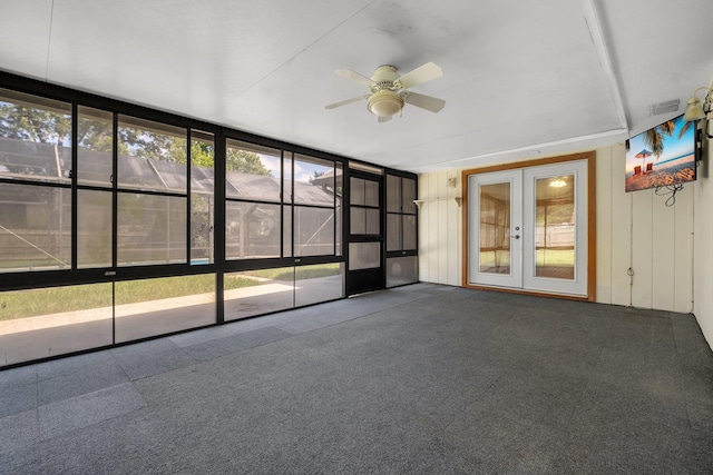 4054 Mcleod Dr, Tallahassee, FL 32303 - unfurnished sunroom featuring french doors